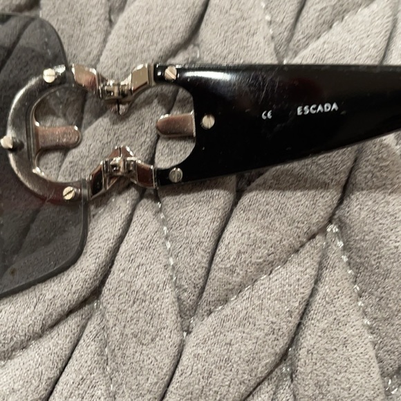 Escada sunglasses blk/silver flash mirror lenses - Picture 7 of 8